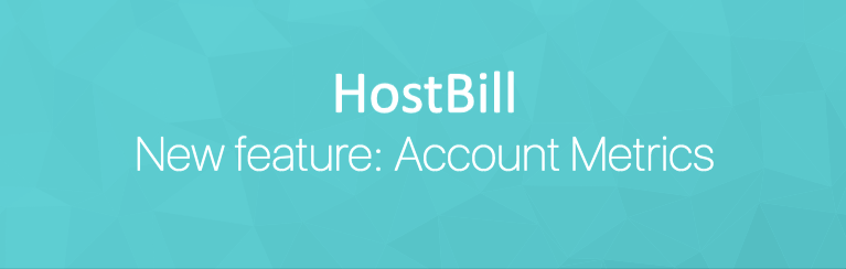 HostBill Account Metrics feature