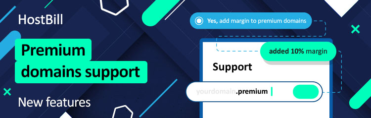Premium domains support